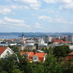 Aussicht von Jönköpings Stadtpark.