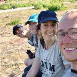 Geschafft! Nach 108 km im Ziel angekommen