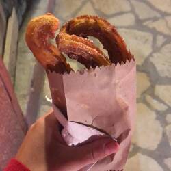 First churros in Mexico, delicious and 5pesos each