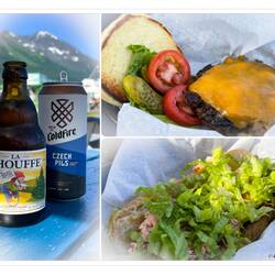 Dinner at The Potato — Valdez, AK.