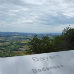 Erster Blick auf den Bodensee... Ich komme...
