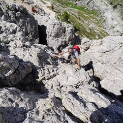 Pit in der Generalprobe zum künftigen Alpinisten😉