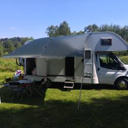 Stellplatz auf dem Campingplatz