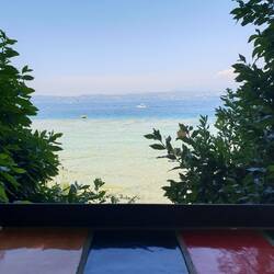 Aussicht von der Jamaica Beach Bar