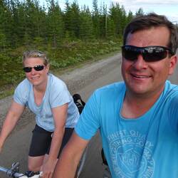 Die ersten 9 km mit dem Rad ...