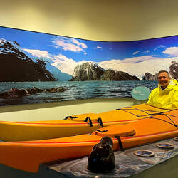 Mui kayaking in Prince William Sound — Begich-Boggs VC ... Portage, AK.