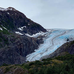 Exit Glacier is part of Kenai Fjords National Park — Seward, AK.