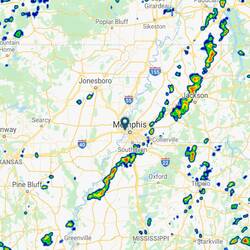 The radar this morning