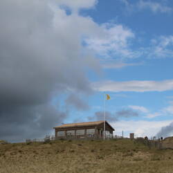 Den ganzen Tag Wechsel zwischen Sonne und heftigen Regen