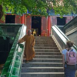 Buddhistischer Mönch und Patricia