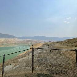 Berkely Pit is a toxic water storage area. They use lazers and drones to keep birds away.