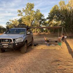 Free camp at Flying Fox Creek