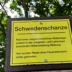 Geländedenkmal der Wallburg Alteburg