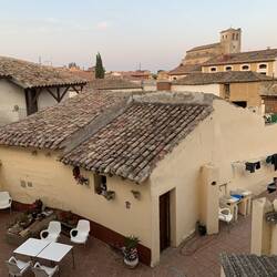 View from bedroom window this evening