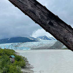 Childs Glacier from the Million Dollar Bridge, AK.