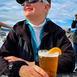 Yup ... another Alaskan White to wrap up our day — Reluctant Fisherman Inn ... Cordova, AK.