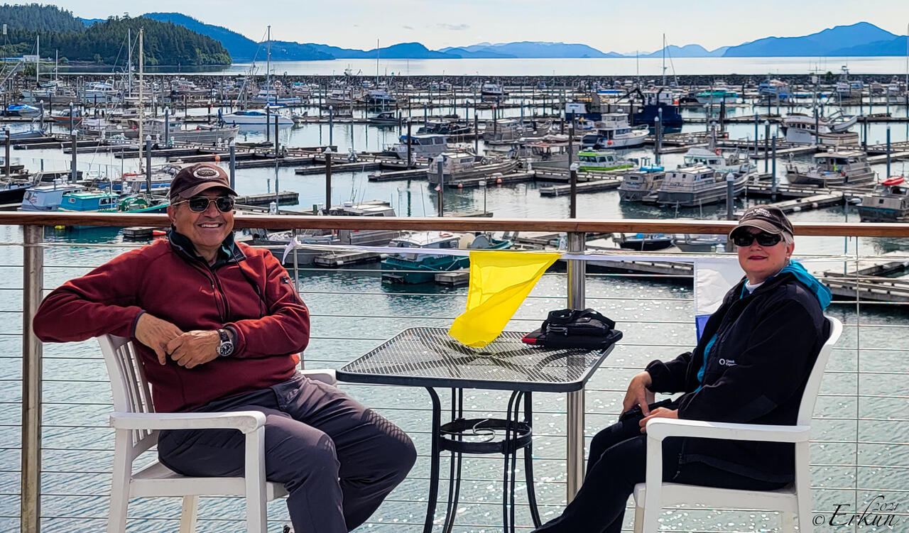 Happy hour after dinner — Reluctant Fisherman Inn ... Cordova, AK.