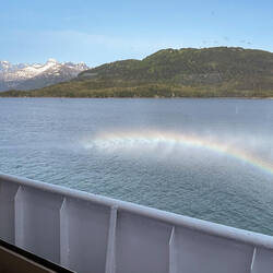 Emergency drill for the crew of the M/V Aurora — Alaska.