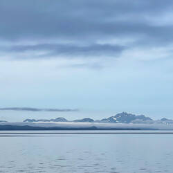 Scenery as M/V Aurora crosses the Prince William Sound — Alaska.