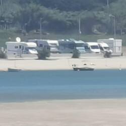 Blick von der anderen Seite der Lagune