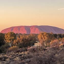 This mornings sunrise at Uluru