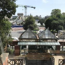 Funiculaire pour le chateau de Buda