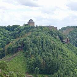 Blick auf Burg Nideggen