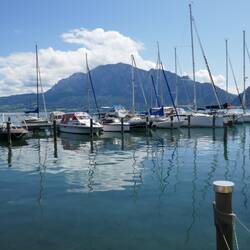 Segelboote am Attersee