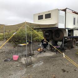 Not even a wet day stops us from having a fire