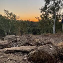 Sunset from the camp