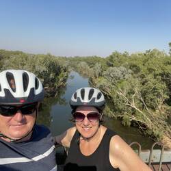 Katherine River from the old railway bridge