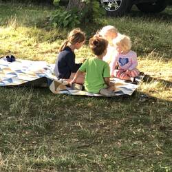 Auf dem Campingplatz