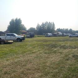 Jackson Hole, WY. I actually stepped outside to take this panoramic.