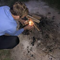 Feuer für Marshmallows