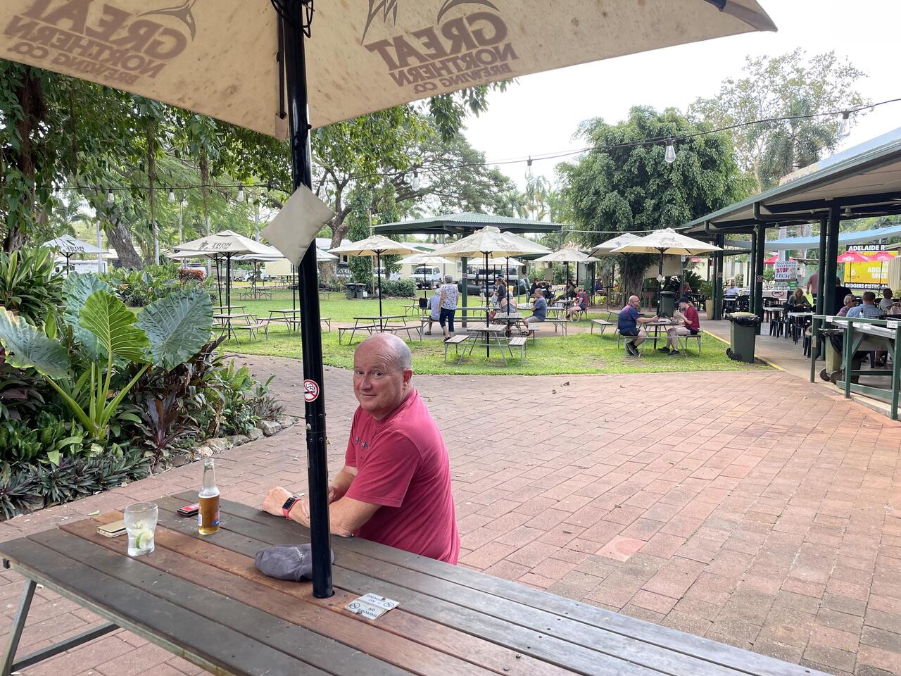 Waiting for food. Regan and 100 flies