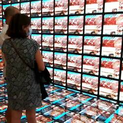 A bit of crazy immersive video presentation concluded our visit