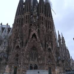 As the sun faded on La Sagrada so did our trip came to an end