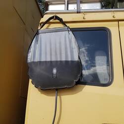 ...der obligatorische Duschsack...klappt super