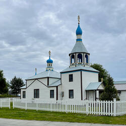 Holy Assumption Orthodox Church dates back to 1894-1896 — Kenai, AK.