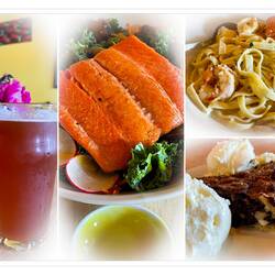 A delicious dinner @ Fresh Catch to wrap up our stay in Homer, AK.