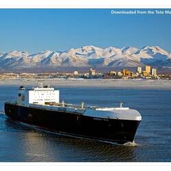 The southbound cruise for the RV and toad will be on the Midnight Sun — Port of Anchorage, AK.