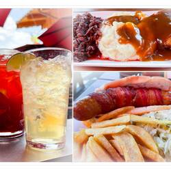 Delicious food and drinks — Rhein Haus in Leavenworth, WA.