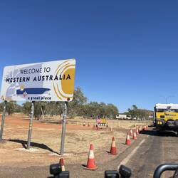 Arriving at the WA border