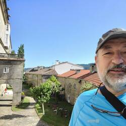 The view from the Parador Hotel terrace in SdC..