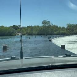 Driving through