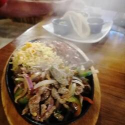 Fajita beim Mexikaner. So gut.