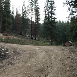 Am ende eines switchbacks war ganz wenig platz für mich