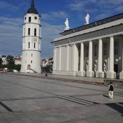 Vilnius, Kathedrale mit Glockenturm