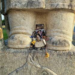 A little shrine at the feet of St. James.