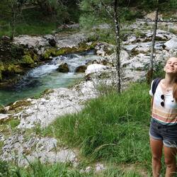 Tina gefällt die Natur